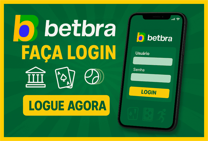 Imagem destacando login seguro na BETBRA para novos usuários